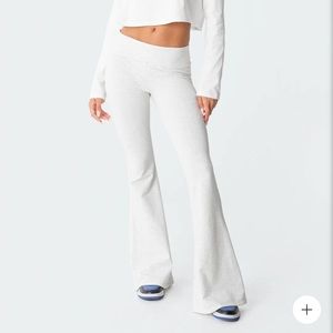 Naomi Flared Leggings Gray Melange